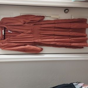 Lovely tiered dress with embroidering NWT